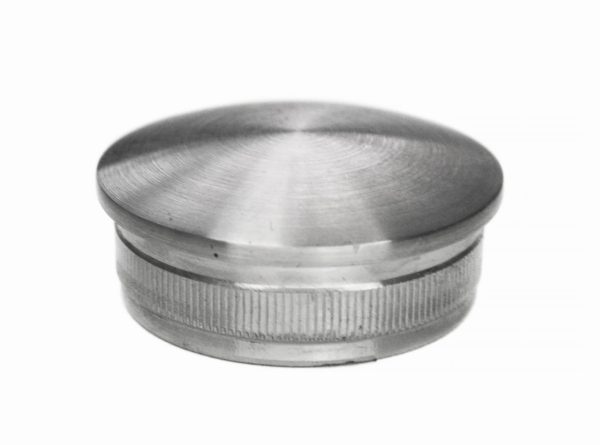 Endelokk 42,4x2mm, AISI 316, SATIN