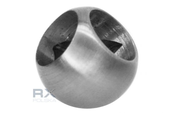 Kule - 20 mm, hjørne - for rør 12 mm, AISI 304, SATIN - Bilde 6