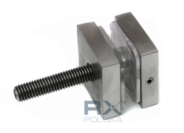 Glassadapter 40x40mm dis. 10 mm, AISI 304, SATENG - Bilde 3