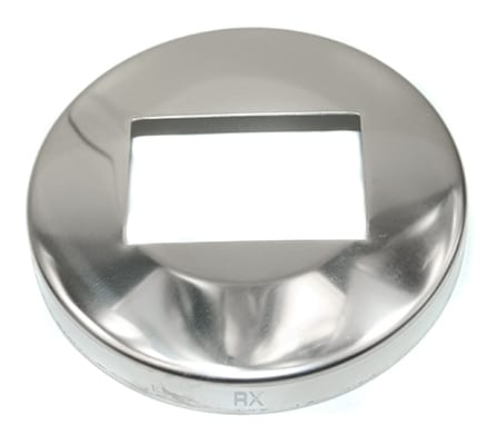 Deksel 115 mm for profil 60x40 mm, AISI 304, SPEIL