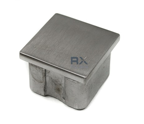 Endelokk for profil 40x40x2 mm, AISI 316, SATIN - NBVI