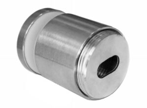 Glassadapter ø50mm, dis. 40mm, med regulering, AISI 316, SATIN