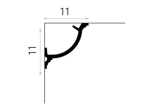 Taklist QL027 HDPS 110 X 110 X 2000 MM - Bilde 2