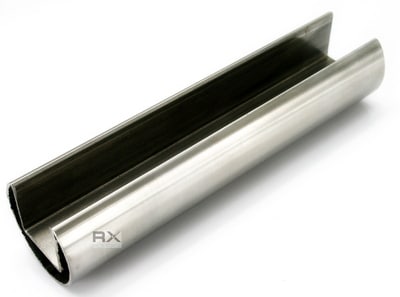 Håndlist - påført glass - Ø 42,4x1,5mm, AISI 304, SPEIL - Bilde 4