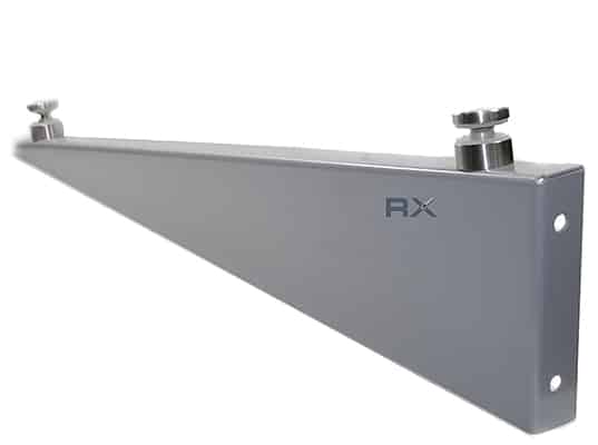 Glassbaldakiner Small Arm GRÅ (høyre), AISI 304, PULVERLAKKERT - Bilde 3