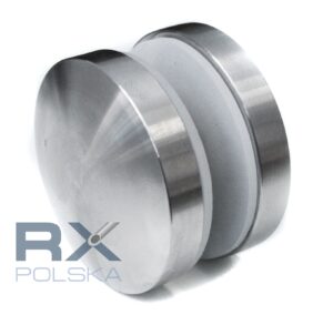 Glassadapter ø50mm, M12, for flat, AISI 304, SATIN