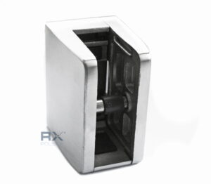 Glassklemme 60x70mm, AISI 316 SZLIF