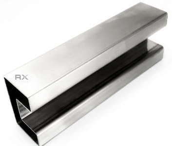 Håndlist 60x40mm for glass, AISI 304 - Bilde 3