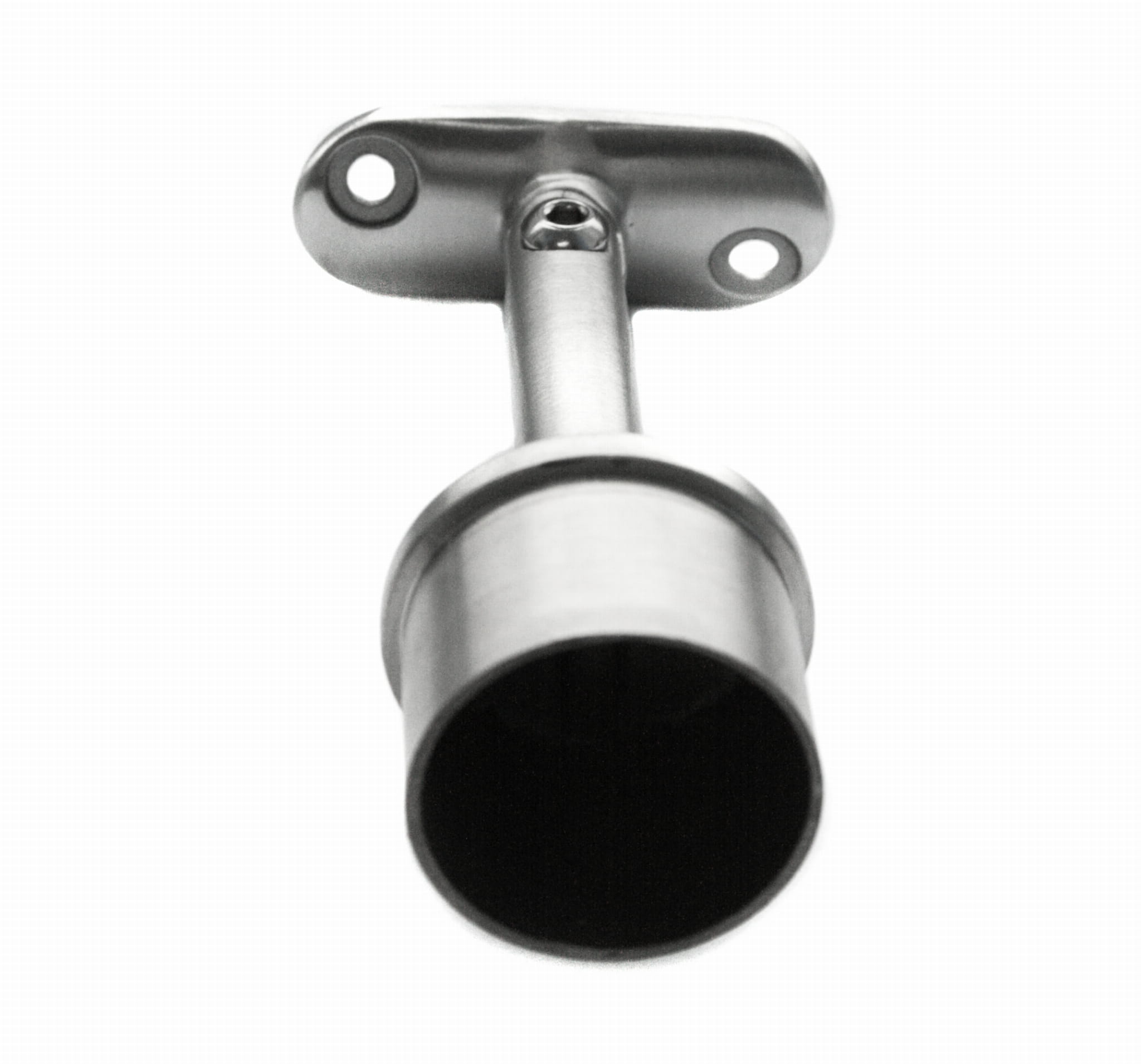 Håndliststøtte 42,4 / 42,4x2 mm, justerbar, AISI 304, SATIN - Bilde 3