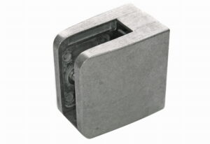 Glassklemme 52x52mm for flat ZAMAK, RAW
