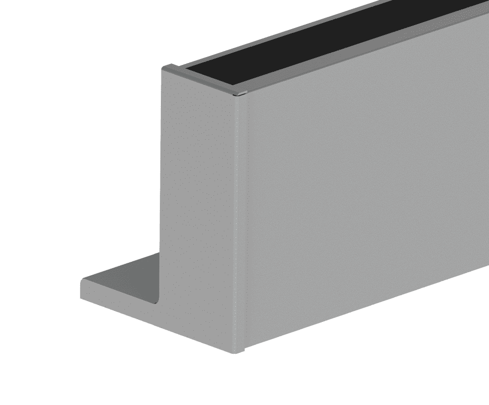 Slutt for profilen ETP.002.03.AL.A, VENSTRE