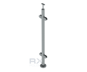 Stolpe Ø 42,4mm TILKOBLING, AISI 304, SPEIL