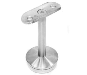 Rekkverkstøtte 50,8x1,5 / 50,8mm, AISI 304, SATIN