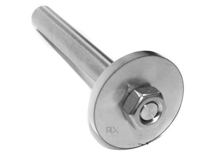 Støtte for rekkverksstolpe Ø 33,7 mm, for sveising, AISI 304, SATIN - Bilde 3