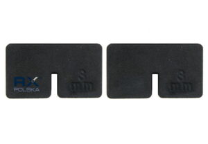 EPDM gummier 3,0 mm for glassklammer 45x45 mm