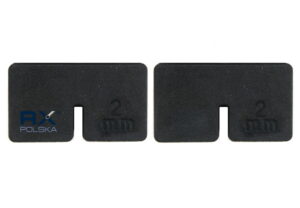 EPDM gummier 2,0 mm for glassklammer 45x45 mm