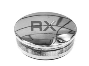 Endelokk for 48,3x2mm, AISI 304, SPEIL