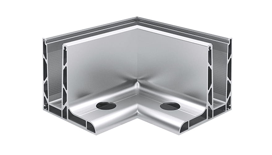 Utvendig aluminiumsvinkel ETP.K105.30.AL.A, ELOSERT