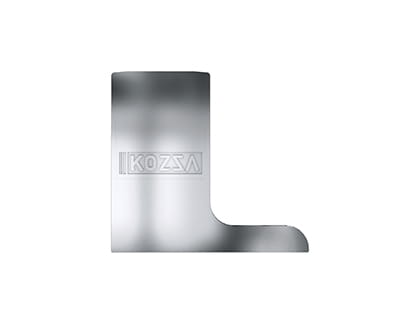 Endelokk for profil ETP.K105.30.AL.A - VENSTRE, ALUMINIUM