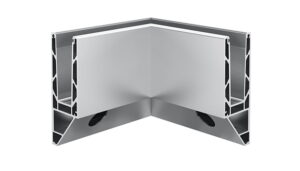 Utvendig aluminiumsvinkel ETP.K120.30.AL.A, ELOSERT