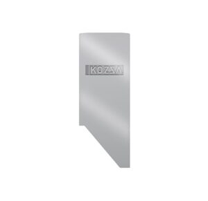 Endelokk VENSTRE for profil ETP.K120.30.AL.A - ALUMINIUM