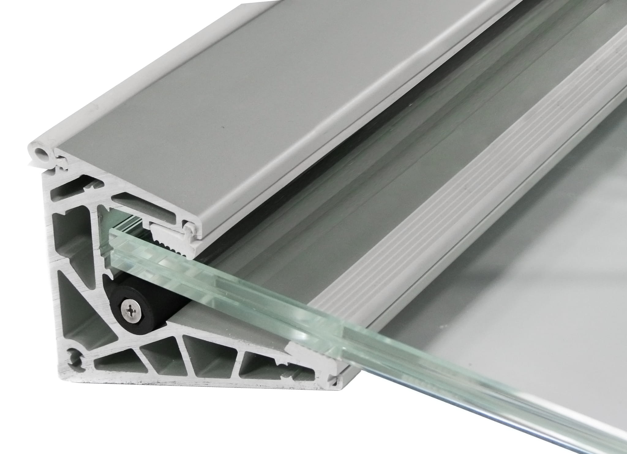Aluminiumsprofil for glassbaldakin L. 1500 mm - Bilde 4