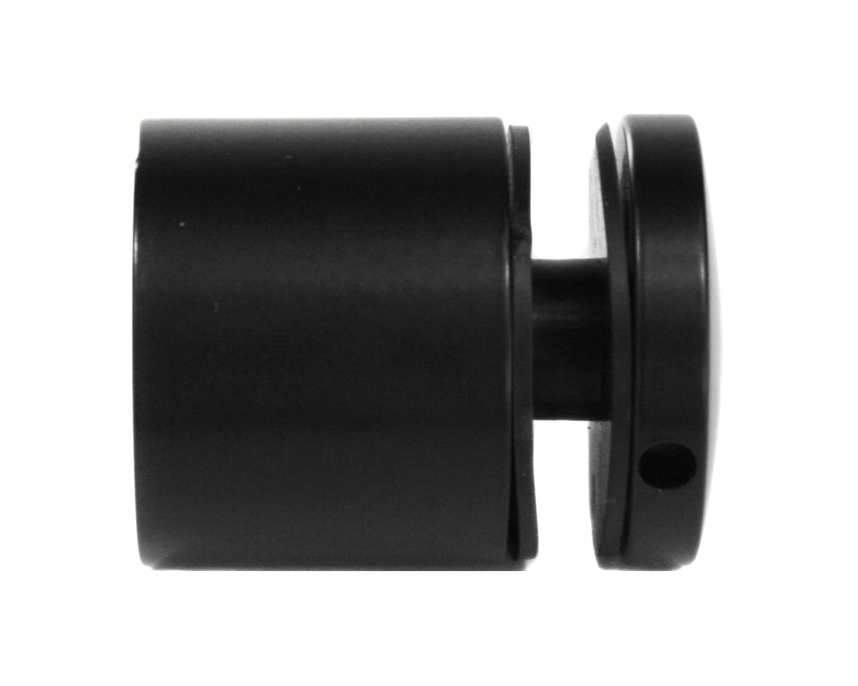 Glassadapter ø50mm, dis. 40mm, med regulering, AISI 304, RAL 9005 matte - Bilde 5