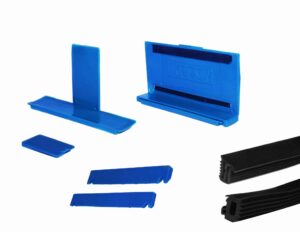 Et sett med gummier og pakninger for glass 16-17,52 mm med JUSTERING av vertikalen