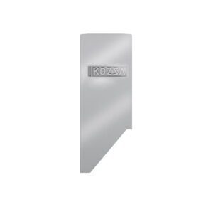 Endelokk HØYRE for profil ETP.K120.30.AL.A - ALUMINIUM