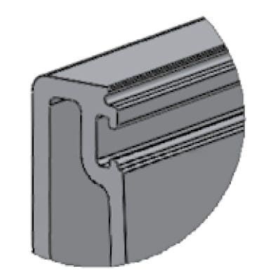 Utvendig aluminiumsvinkel ETP.K100.30.AL.A, ELOSERT - Bilde 3