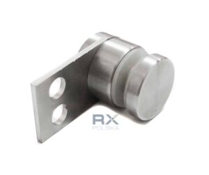 Punktfeste av glass på en flat 60x30mm, AISI 304, SATIN