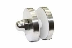 Glassadapter ø50 mm, kapselmutter, AISI 304, SATIN