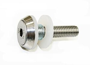 Skrue for glass ø22mm, AISI 304, SATIN