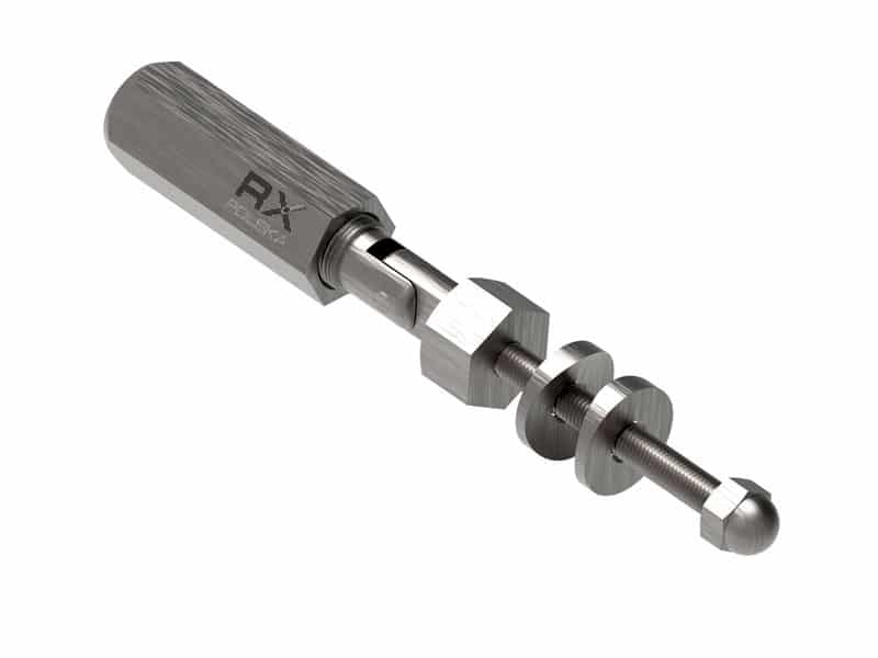 Spiss med justerbar vinkel 4-5 mm, AISI 304, SATIN