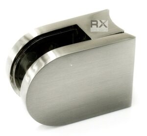Glassklemme 40x50 for rør 42,4mm, ZAMAK, SATIN