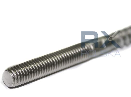 Dobbel gjenger i rustfritt stål - M10x140mm - Bilde 3