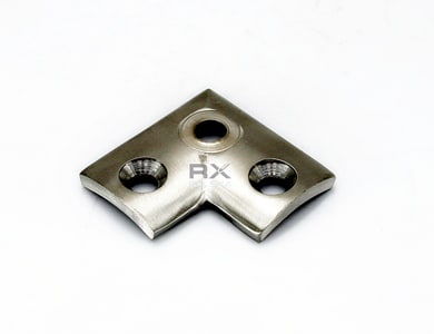 Hjørnebrakett for 50,8 mm, AISI 304, SATIN - Bilde 3