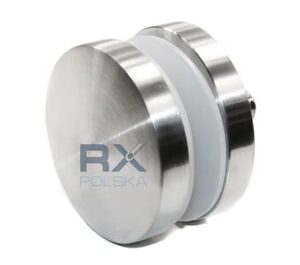 Glassadapter ø 50 mm, for flat, AISI 316, SATIN