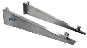 Glassbaldakiner Small Arm, AISI 304, SATIN
