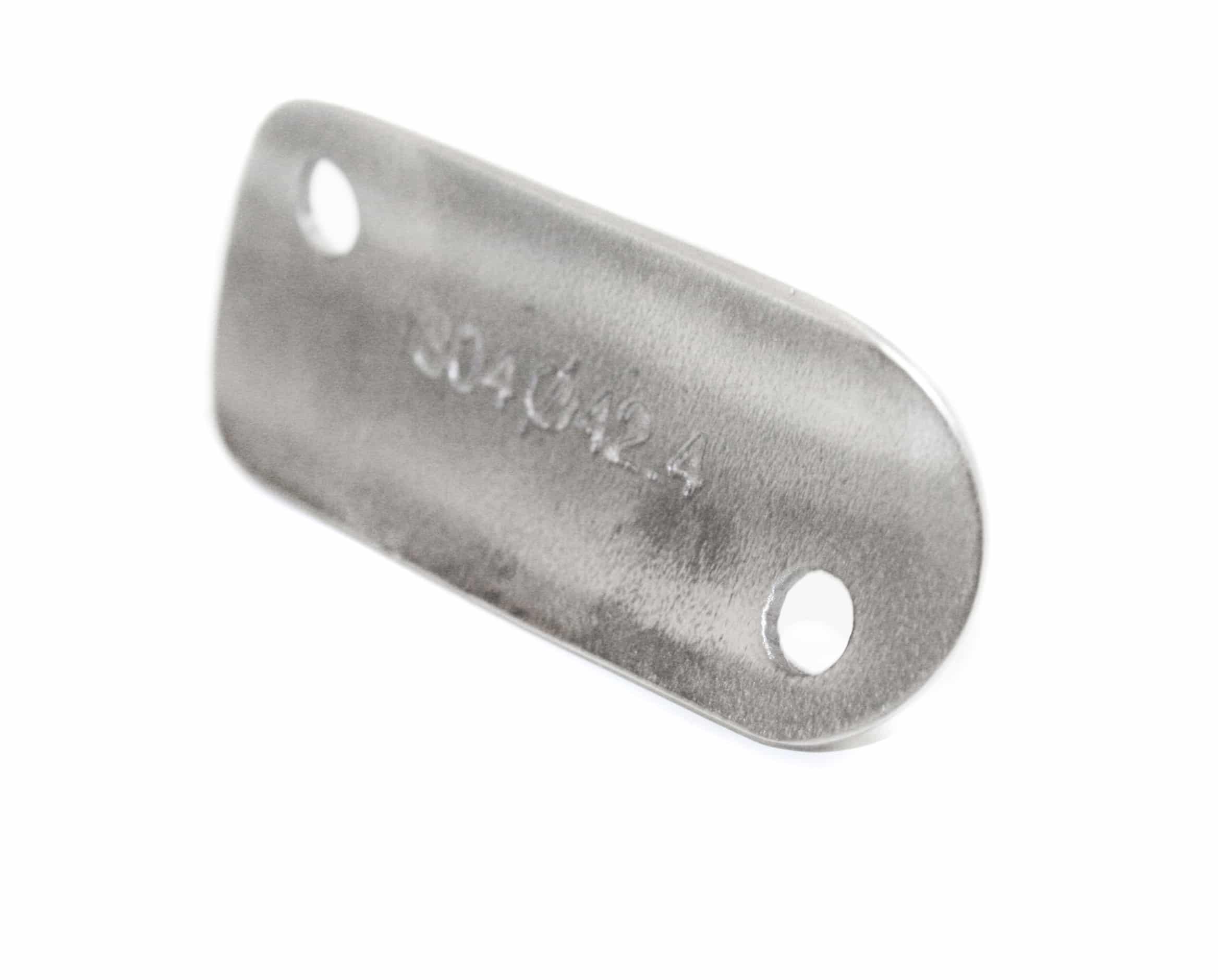 Hjørnebrakett for 42,4mm med malje AISI 304, SATIN - Bilde 4