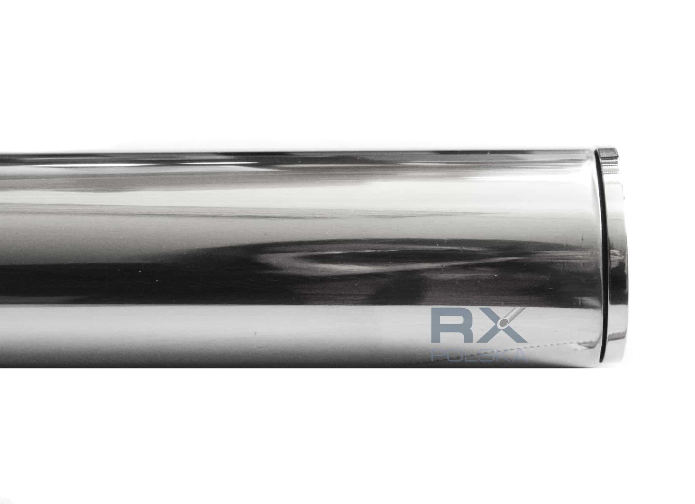 Håndlist - påført glass - Ø 42,4x1,5mm, AISI 304, SPEIL - Bilde 5