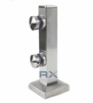 Spigot Fi 40 H=255mm, glass 8-17,52mm, AISI 304, SATIN