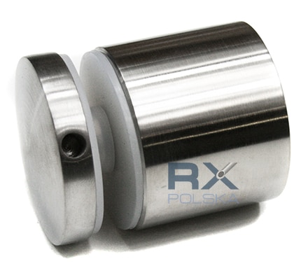 Glassadapter ø50mm, dis. 40mm, for flat AISI 316, SATIN