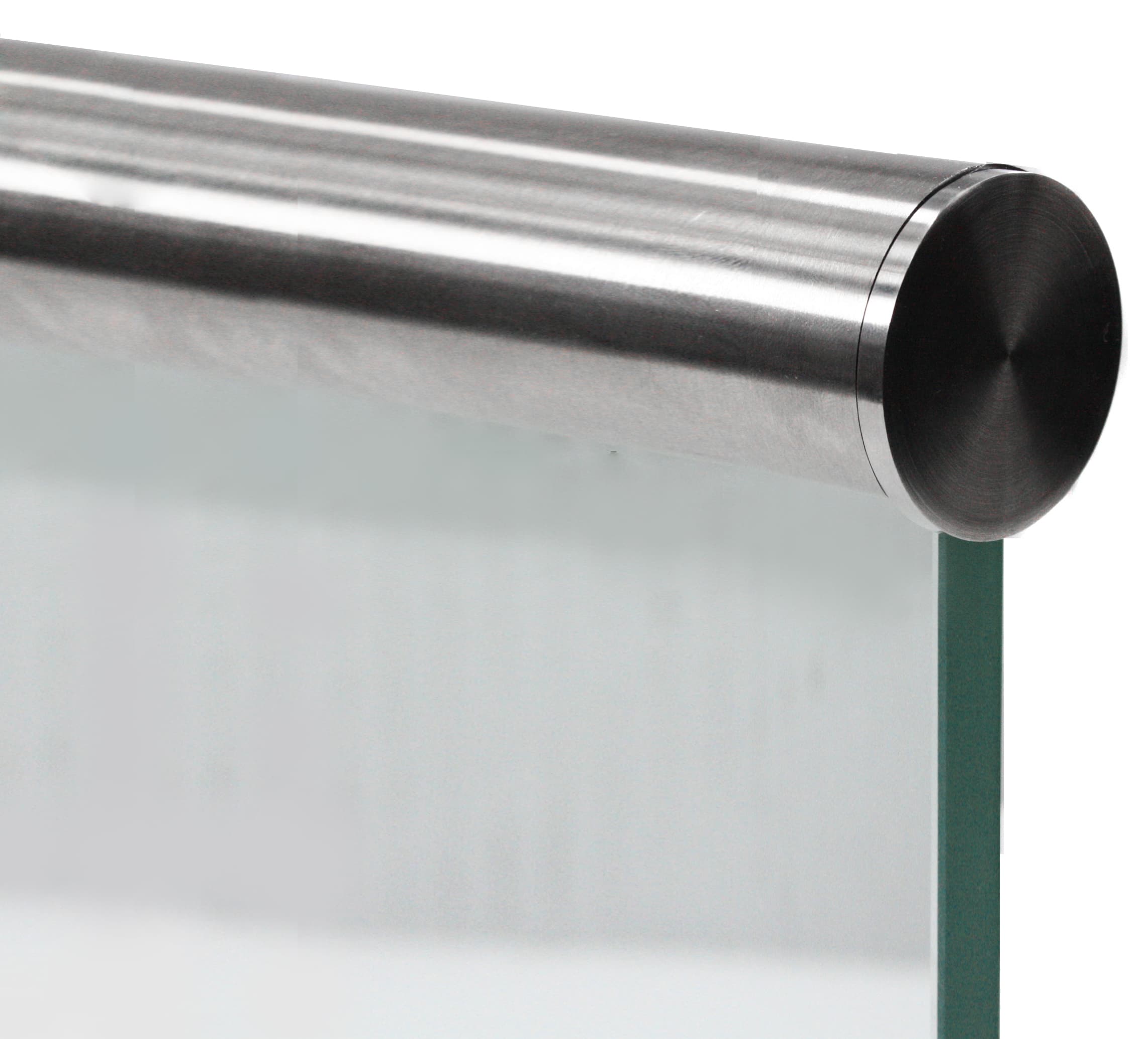 Endelokk for spor 42,4x1,5mm, AISI 316, SATIN