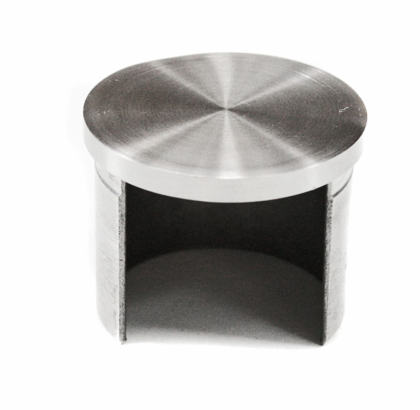 Endelokk for spor 42,4x1,5mm, AISI 316, SATIN - Bilde 2