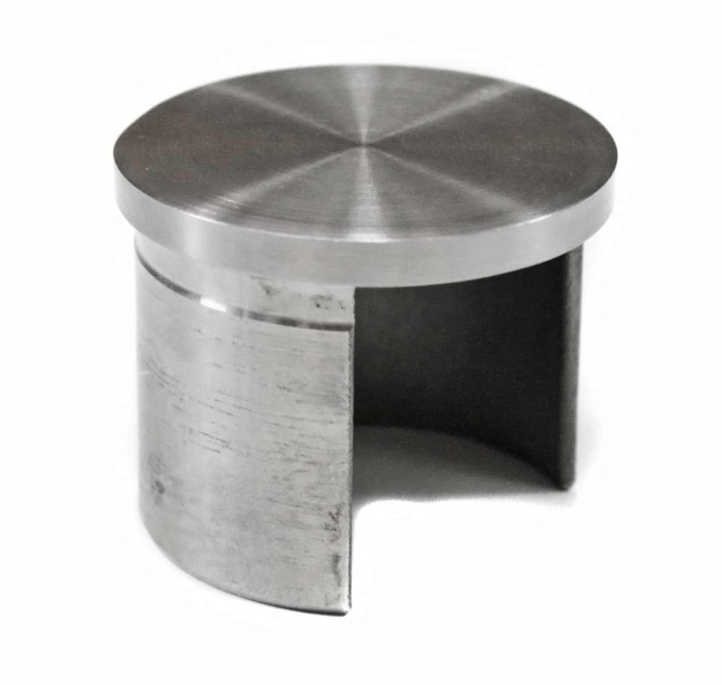 Endelokk for spor 42,4x1,5mm, AISI 316, SATIN - Bilde 3