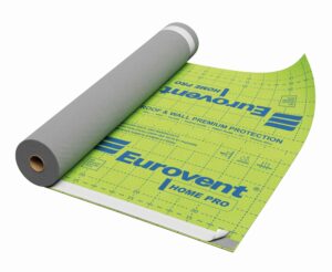 HOME PRO SK2 TAKMEMBRAN 3-LAGS DIFFUSJONSÅPEN MED 2 LIMKANTER 75 M2