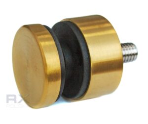 Glassadapter Ø 30/13mm M8, AISI 304, GOLD SATIN