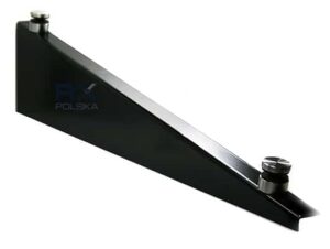 Glassbaldakiner Small Arm SVART (venstre), AISI 304, PULVERLAKKERT