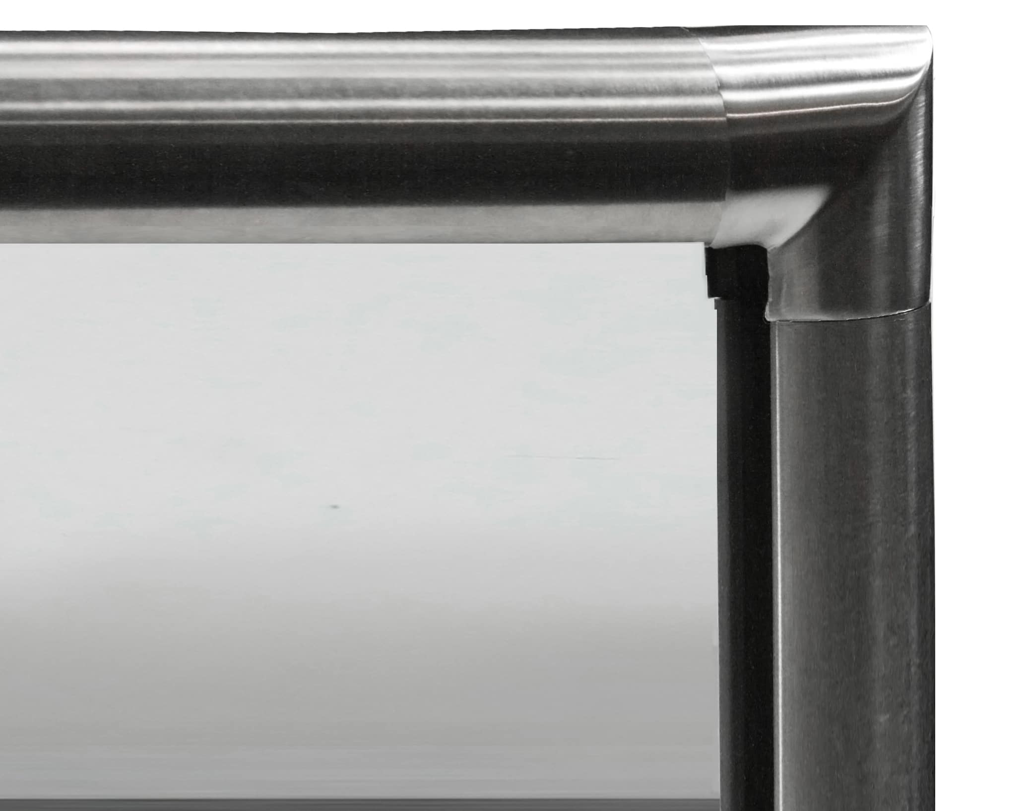 Albue vertikal 90° for profil 42,4mm, AISI 304, SATIN